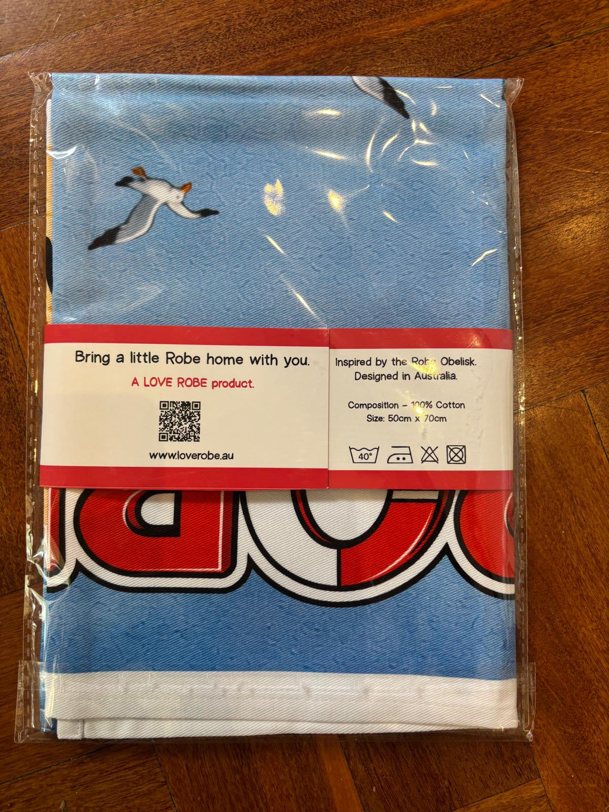 Obie the Obelisk Tea Towel
