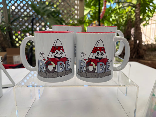 Obie the Obelisk mugs with the iconic ROBE South Australia sign. 